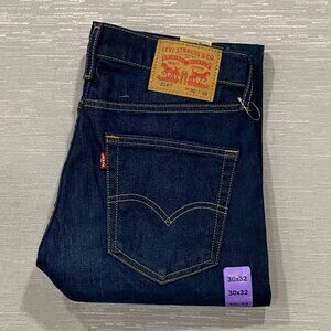 Levi's 514 Jeans Mens 30 x 32 Straight Leg Regular Fit Dark Wash Denim Pants